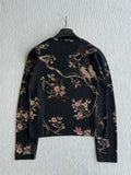 CC 25 Long-sleeved Shirt Black Metalised Fiber Cupro
