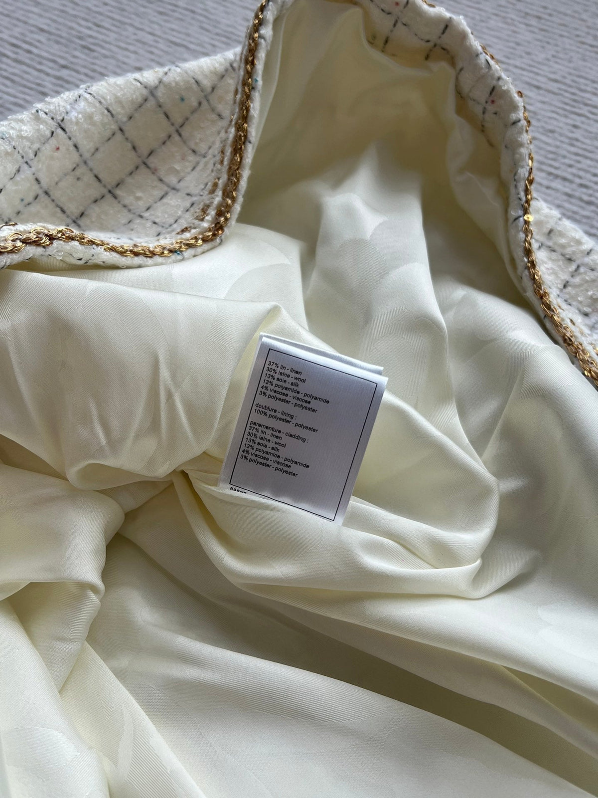 CC 25 Dress White Linen 300131