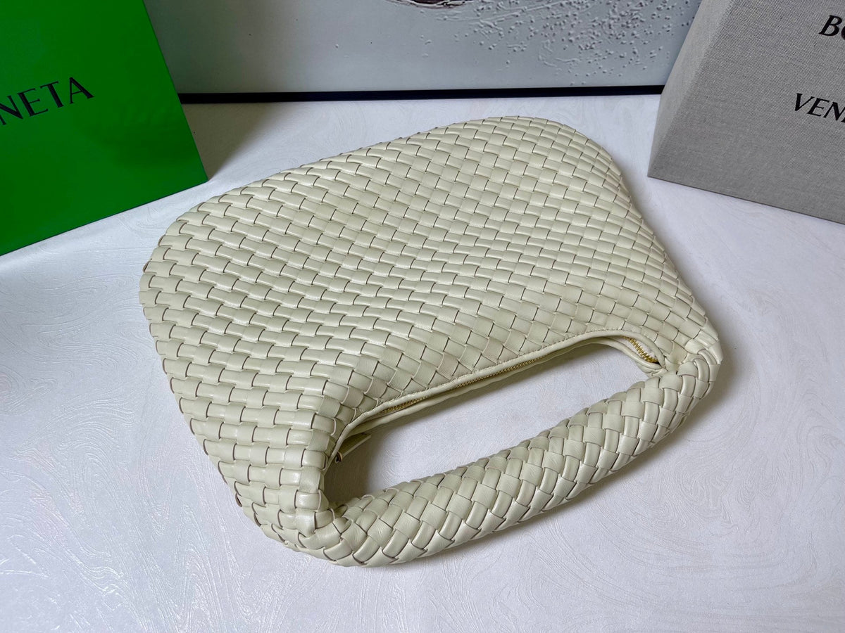 Bottega Veneta Veneta Bag 44cm Cream Intrecciato Leather