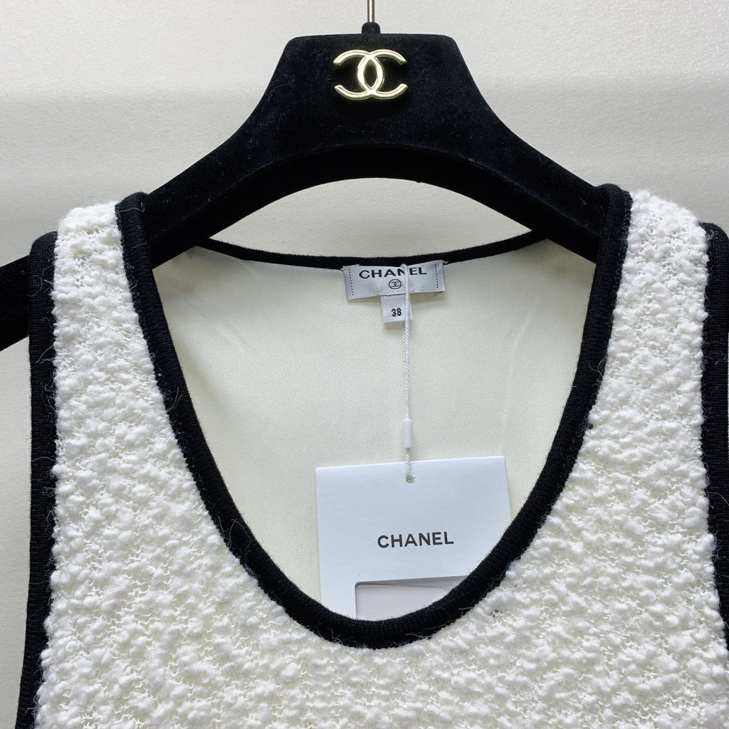 CC 25 Knitted Vest Dress Cotton 243529