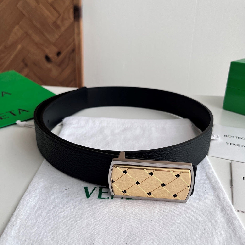 BV 26s Men’s Elevator Belt 3.5cm Grain Calfskin 216627