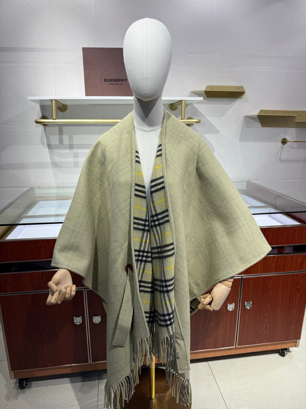 BRR 26s Striped Reversible Cape/Shawl 217318