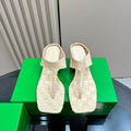 BV 26s Marella Thong 5.5cm Light Beige Intrecciato Leather