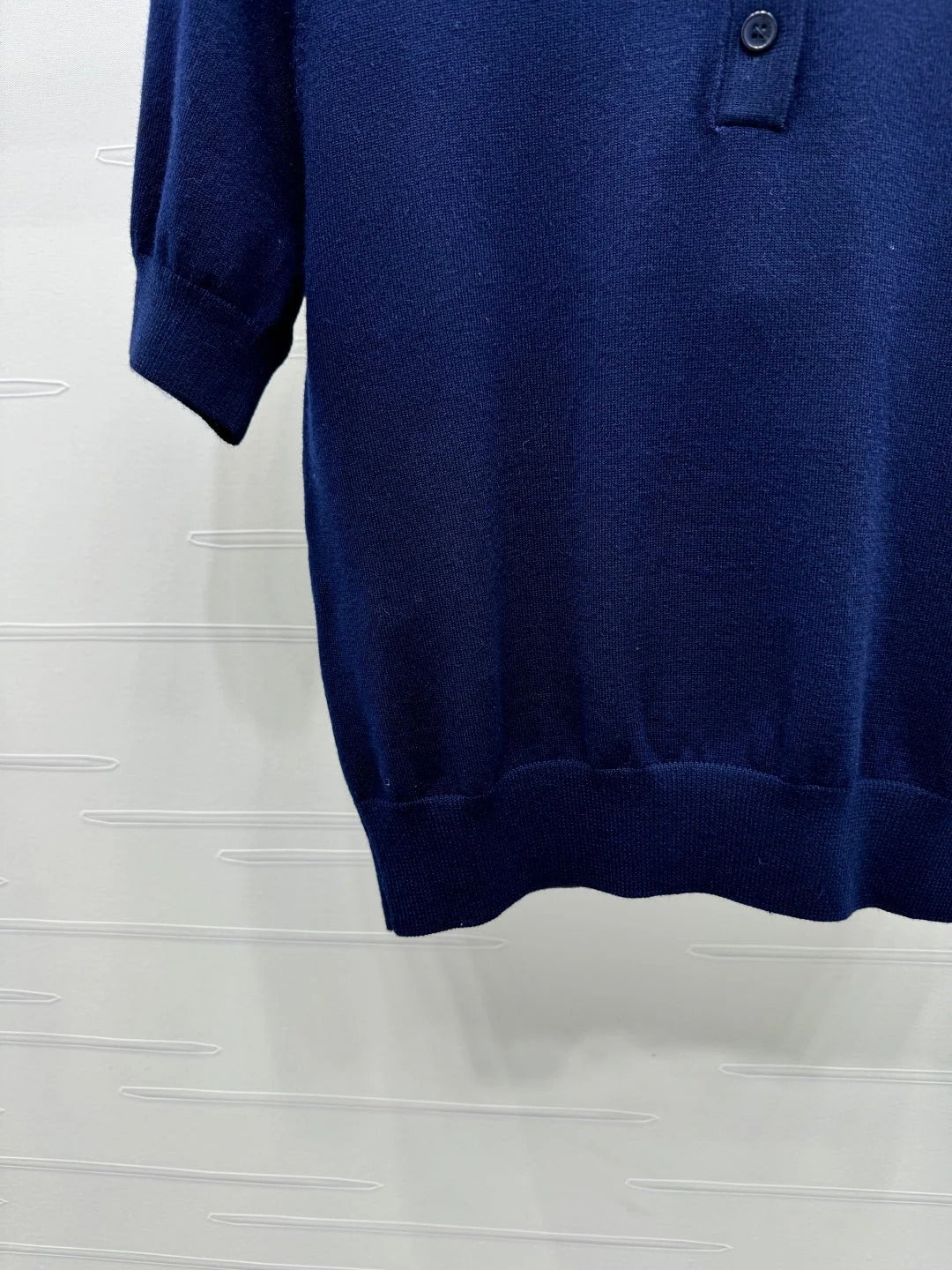 BURBERRY SHORT-SLEEVE KNITTED POLO SHIRT 274845