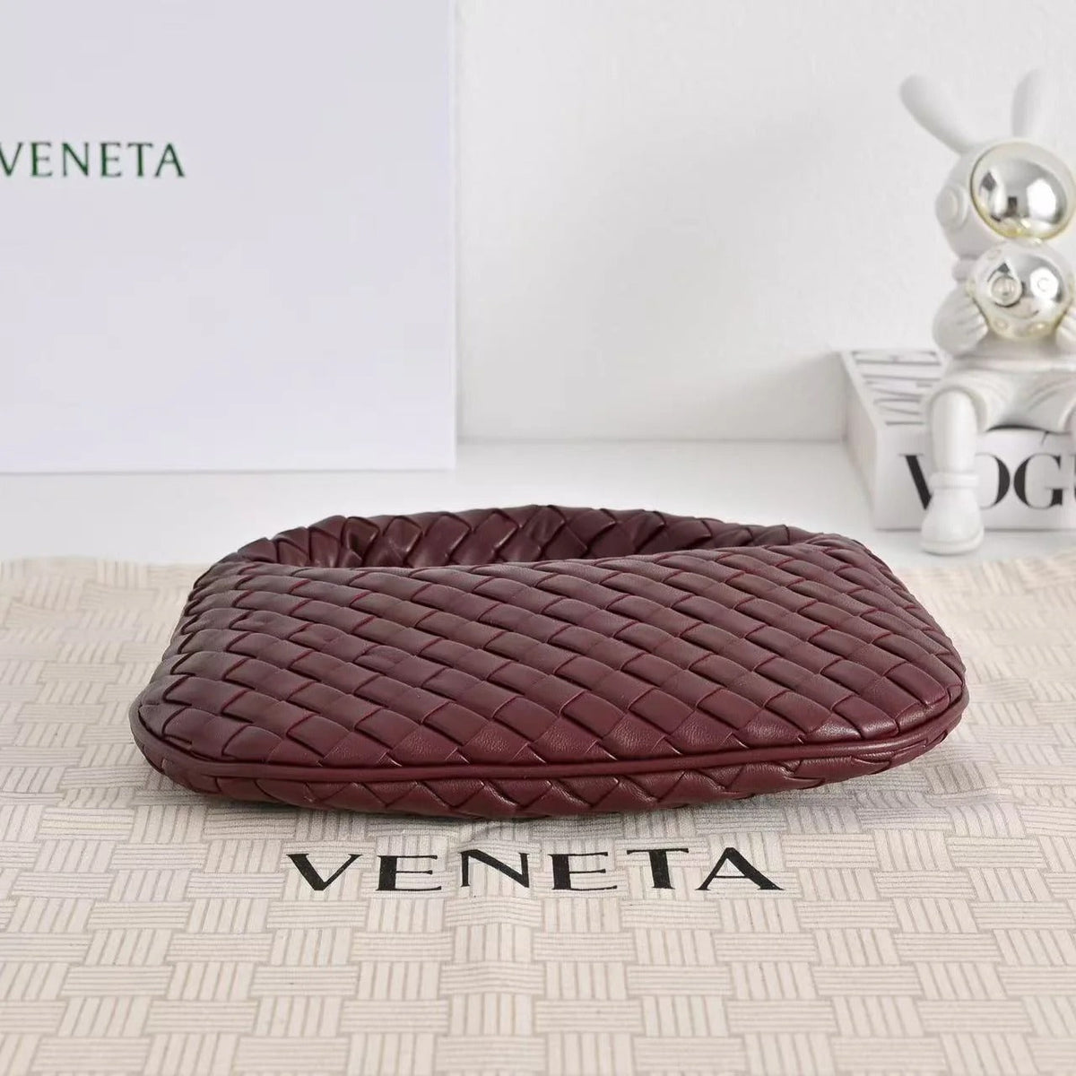 Bottga Veneta 2026 Bag 26cm Burgundy Lambskin