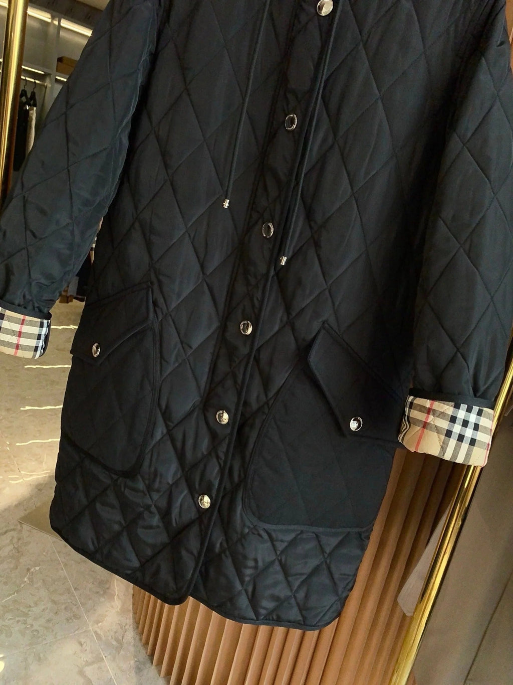 BURBERRY 25S LONG HOODED COAT 061