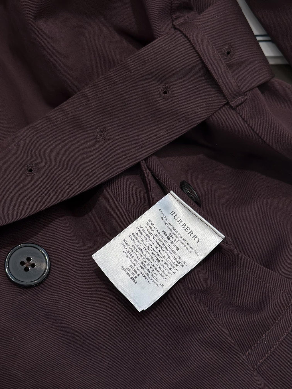BURBERRY 25S LONG COAT 185