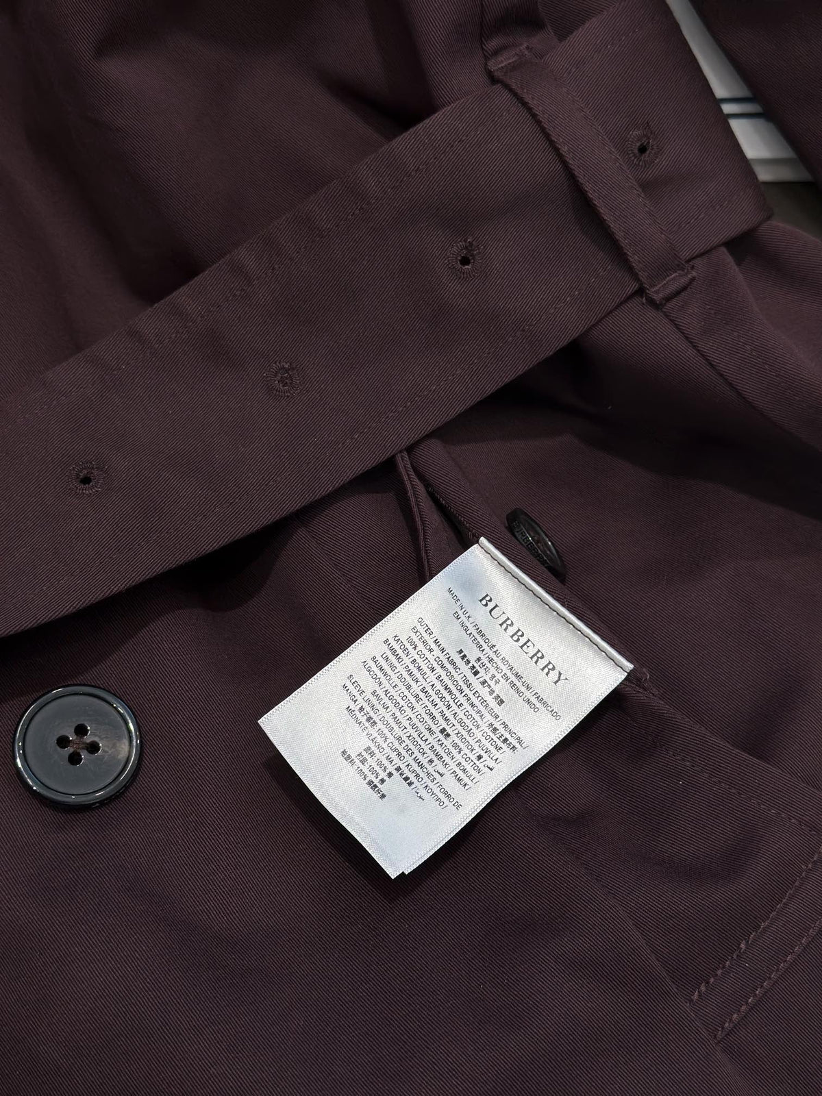 BURBERRY 25S LONG COAT 185
