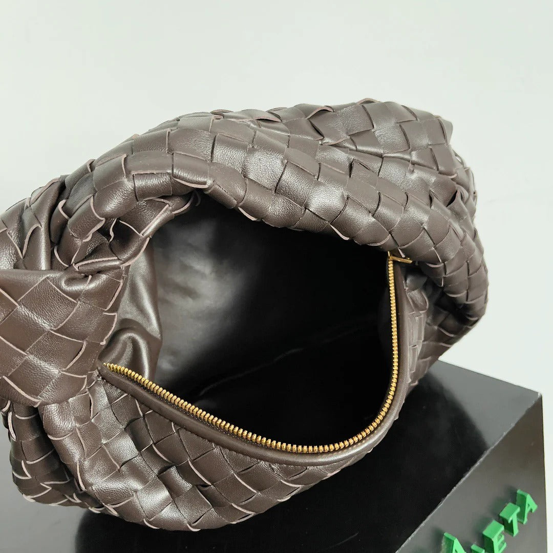 Bottega Veneta 2026 Jodie Bag 36cm Dark Chocolate Lambskin