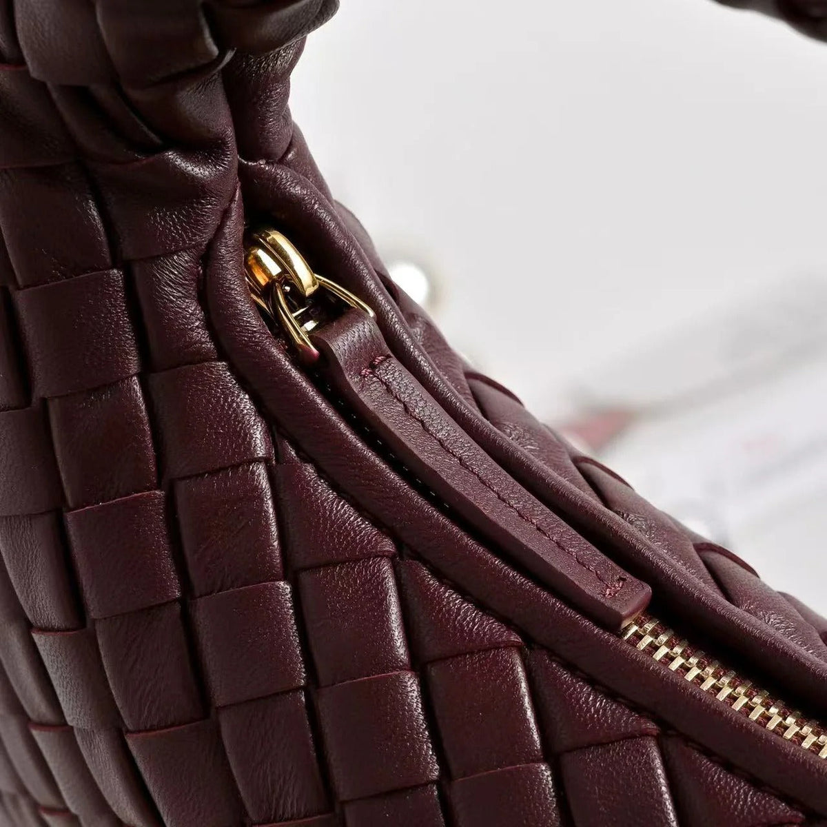Bottga Veneta 2026 Bag 26cm Burgundy Lambskin
