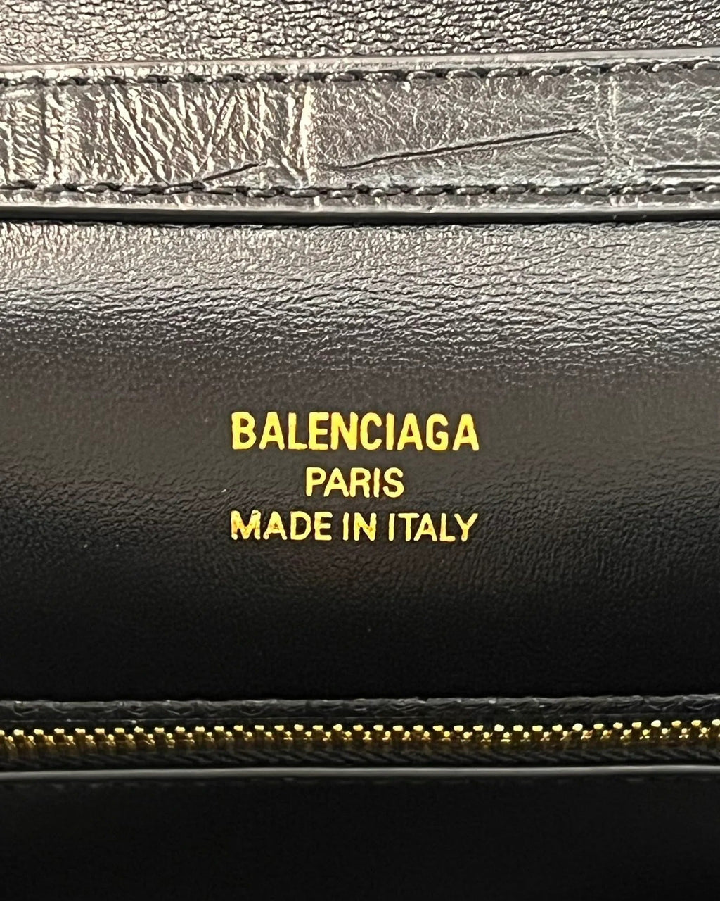 Balenciaga Large Rodeo Bag 40 Black Crocodile Skin Gold Hardware