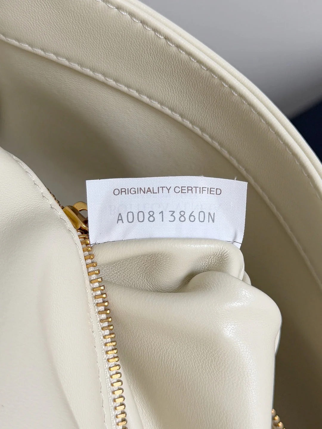 Bottega Veneta 2026 Madison Bag White Lambskin 129930