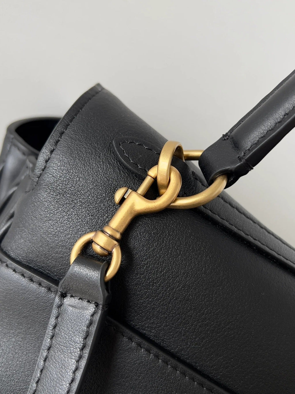 Balenciaga Large Rodeo Bag 40 Black Calfskin Gold Hardware