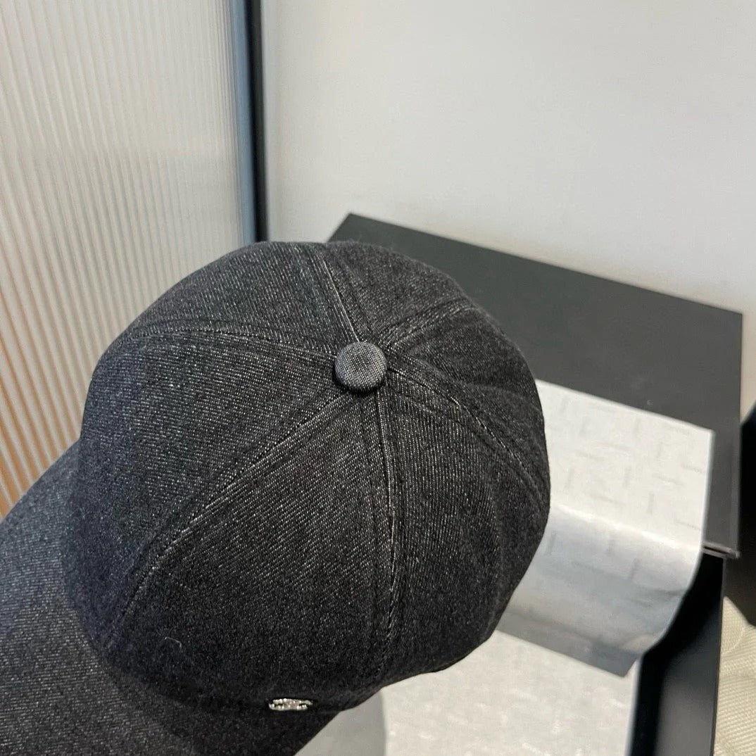 BASEBALL HAT DENIM CHARCOAL GRAY 673993