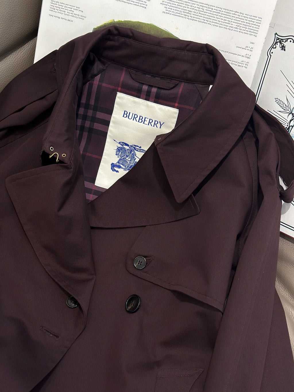 BURBERRY 25S LONG COAT 185