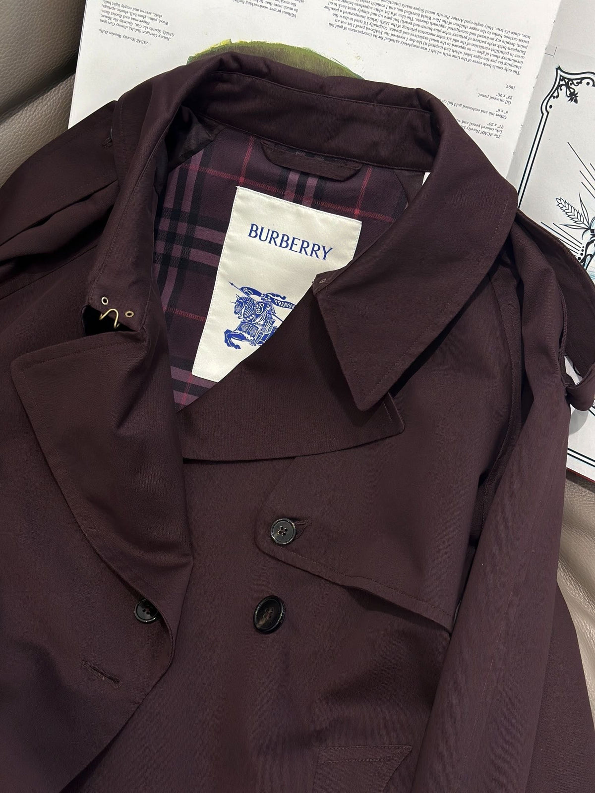 BURBERRY 25S LONG COAT 185