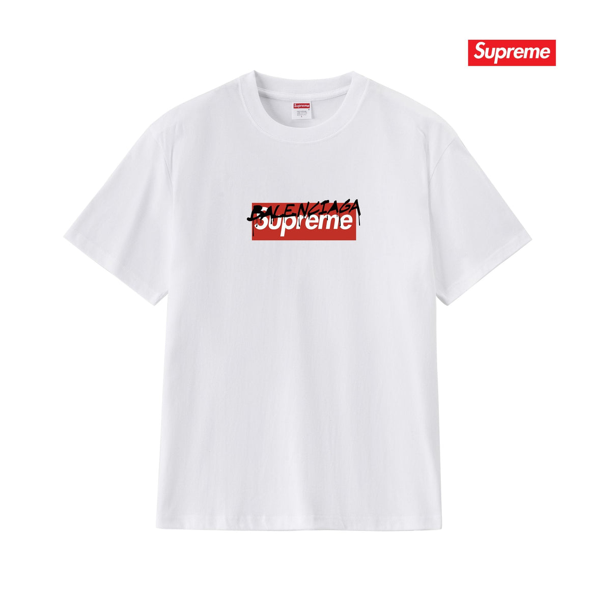 Supreme Balenciaga-Style Box Logo T-Shirt