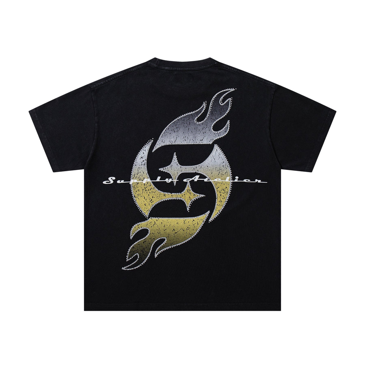 SUPPLY TEE Heaven Angel Flame Graphic T-Shirt