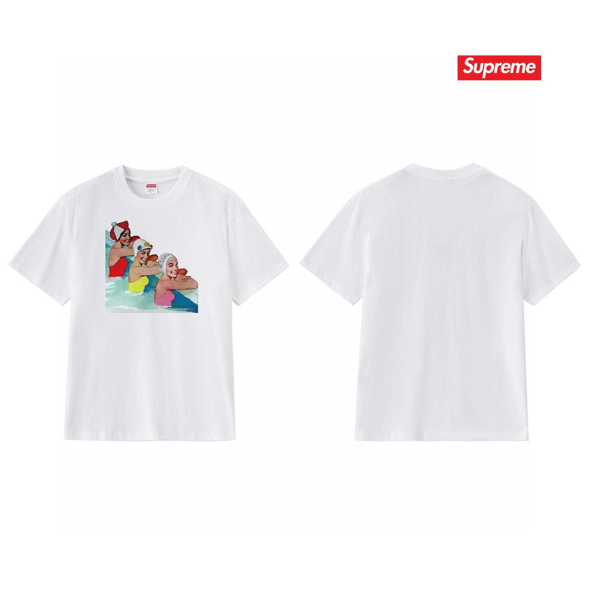 Supreme Swimmer Pool Graphic T-Shirt