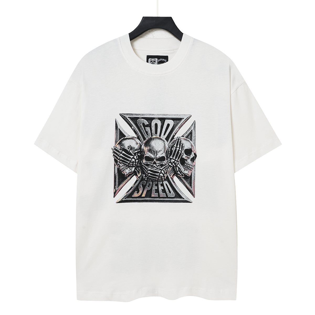 Godspeed Out of Many One Skull Graphic T-Shirt