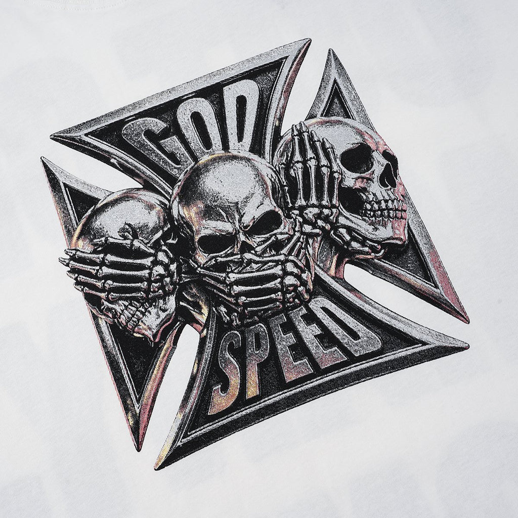 Godspeed Out of Many One Skull Graphic T-Shirt