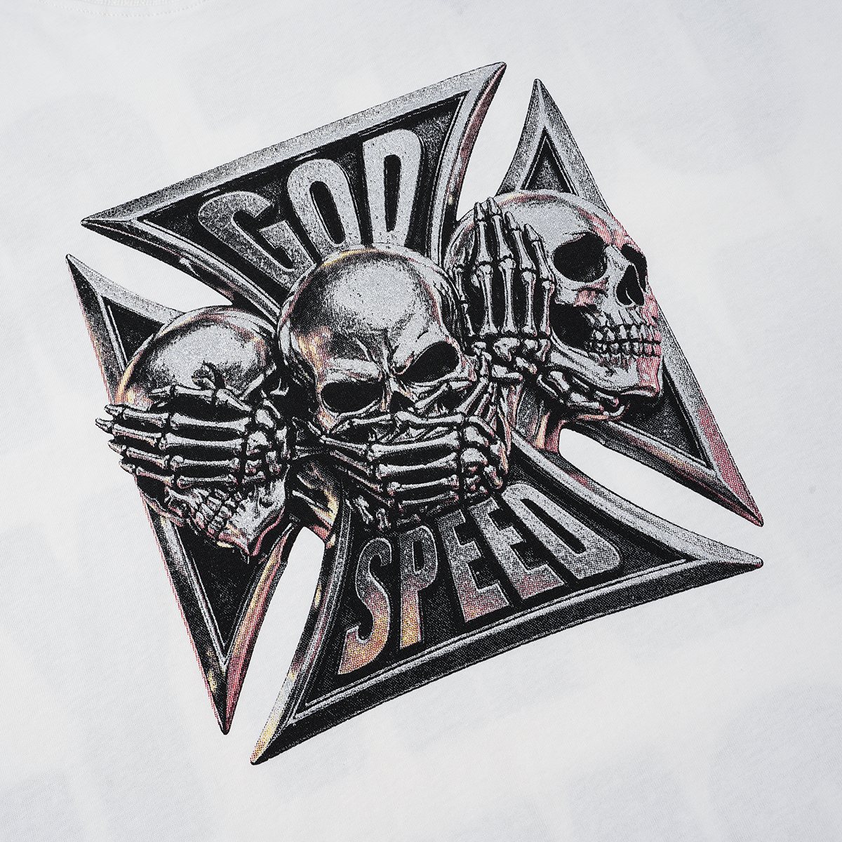 Godspeed Out of Many One Skull Graphic T-Shirt