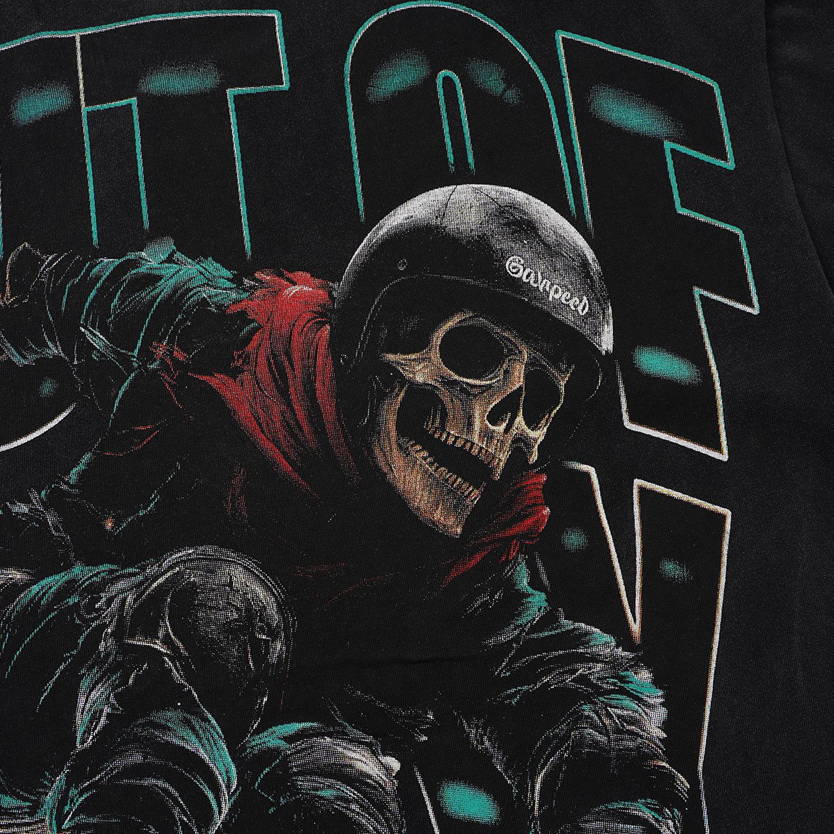 Godspeed Racing Skull Skateboarder Graphic T-Shirt