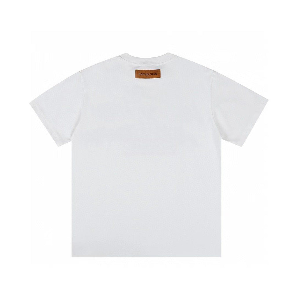 Supreme LV-Style Graffiti Graphic T-Shirt