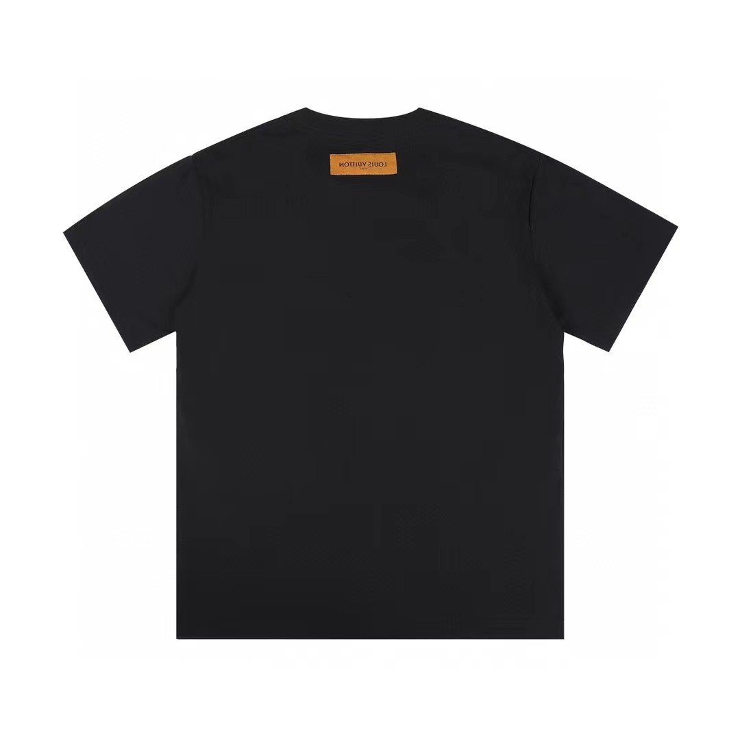 Supreme LV-Style Graffiti Graphic T-Shirt
