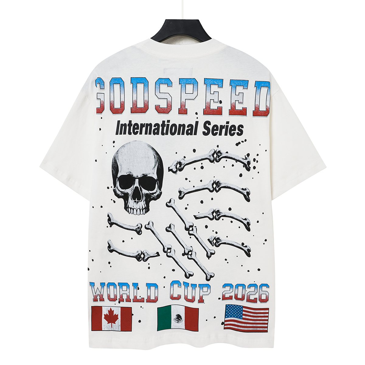 Godspeed World Cup 2026 Skull Globe T-Shirt
