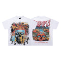 SUPPLY TEE Skull Rhinestone Graphic T-Shirt