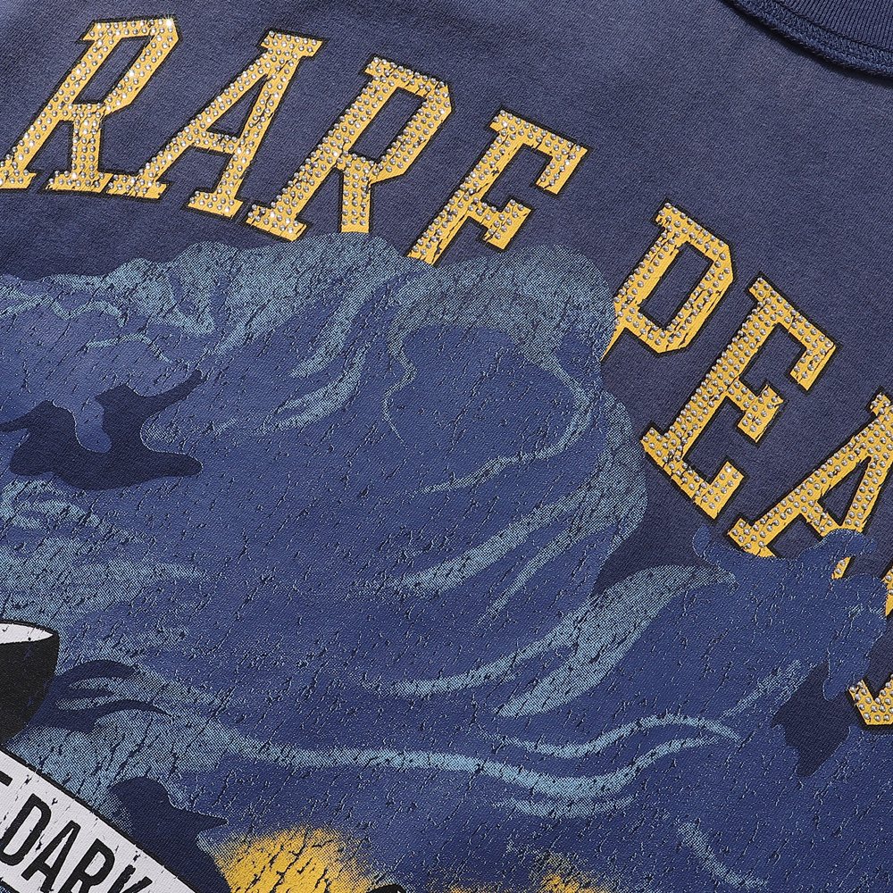 RARE PEACE SOS Wave Graphic T-Shirt