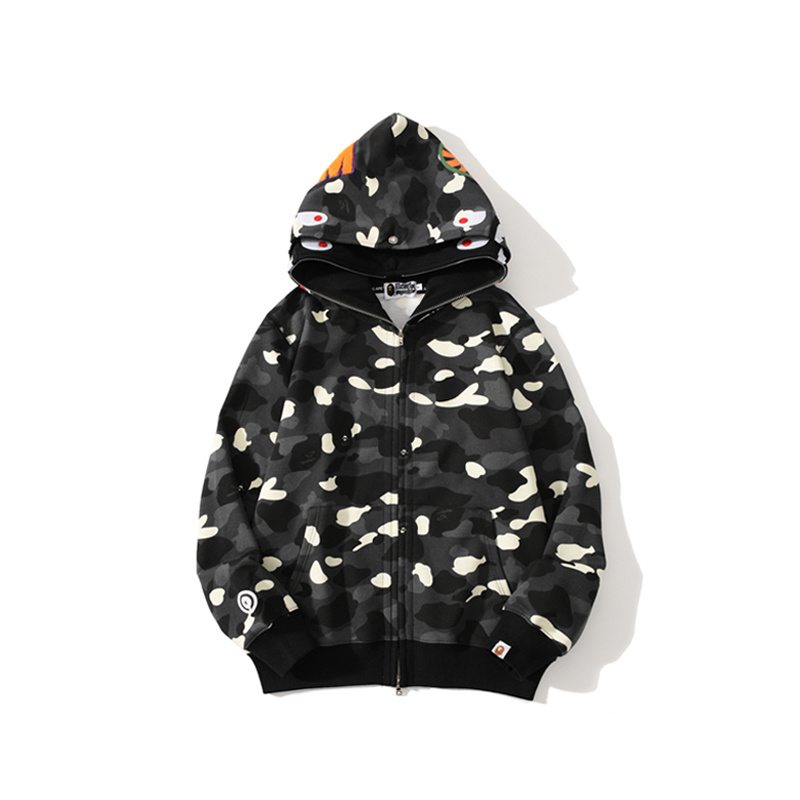 BAPE Shark Camo Full-Zip Hoodie