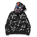 BAPE Shark Camo Full-Zip Hoodie