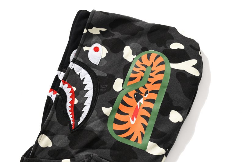 BAPE Shark Camo Full-Zip Hoodie