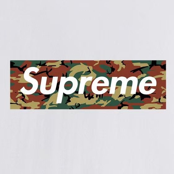 Supreme Camo Box Logo Graphic T-Shirt