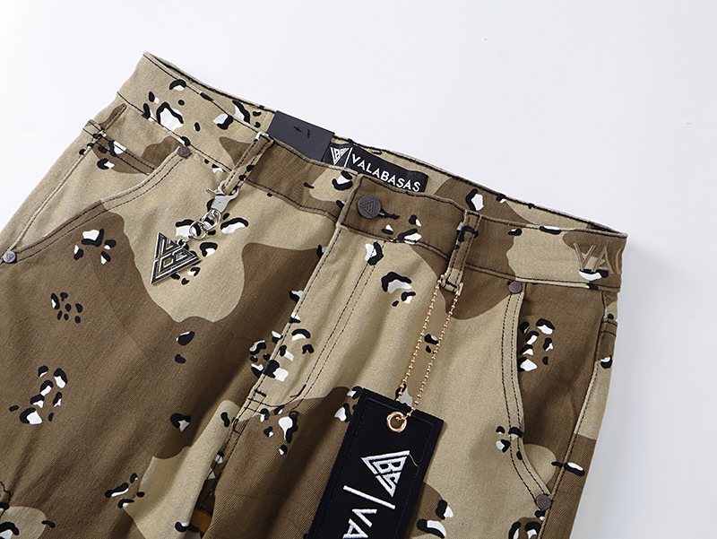 VALABASAS Camo Flared Cargo Pants