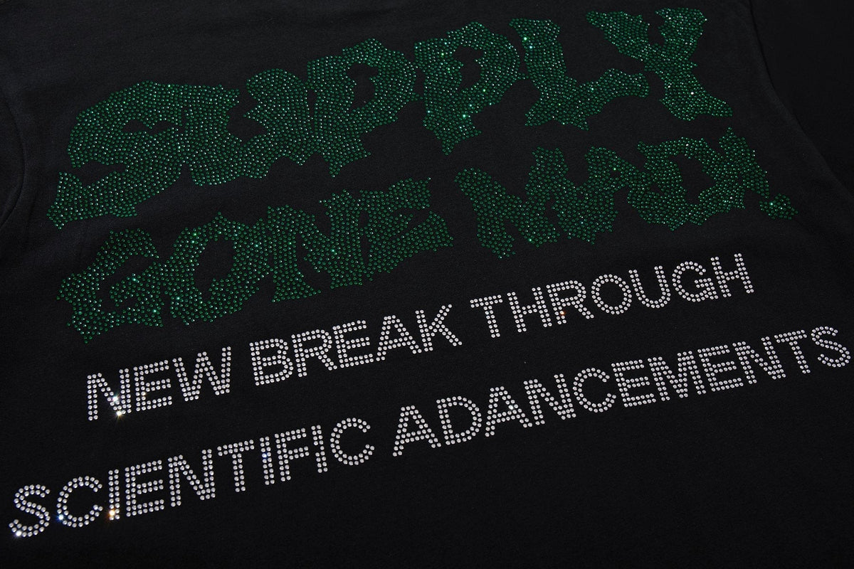 SUPPLY TEE Scientist Lab Studded Graphic T-Shirt