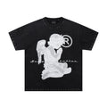 SUPPLY TEE Stud-Trim Flame Graphic T-Shirt