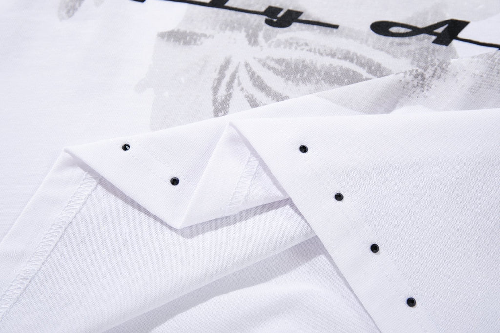 SUPPLY TEE Stud-Trim Flame Graphic T-Shirt