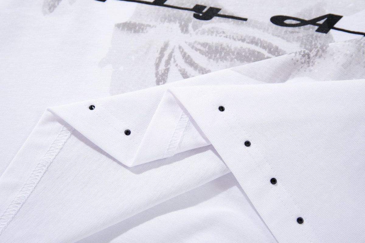 SUPPLY TEE Stud-Trim Flame Graphic T-Shirt