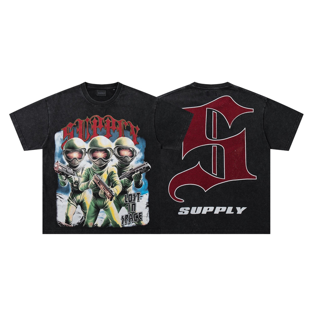 SUPPLY TEE Astronaut Graphic Short-Sleeve T-Shirt
