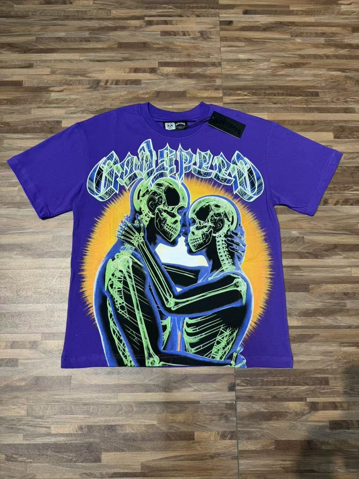 Godspeed Out of Many, One Skeleton Graphic T-Shirt