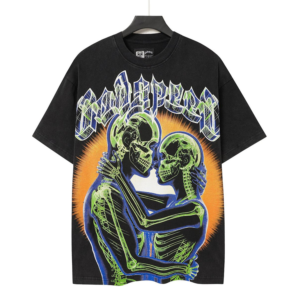 Godspeed Out of Many, One Skeleton Graphic T-Shirt
