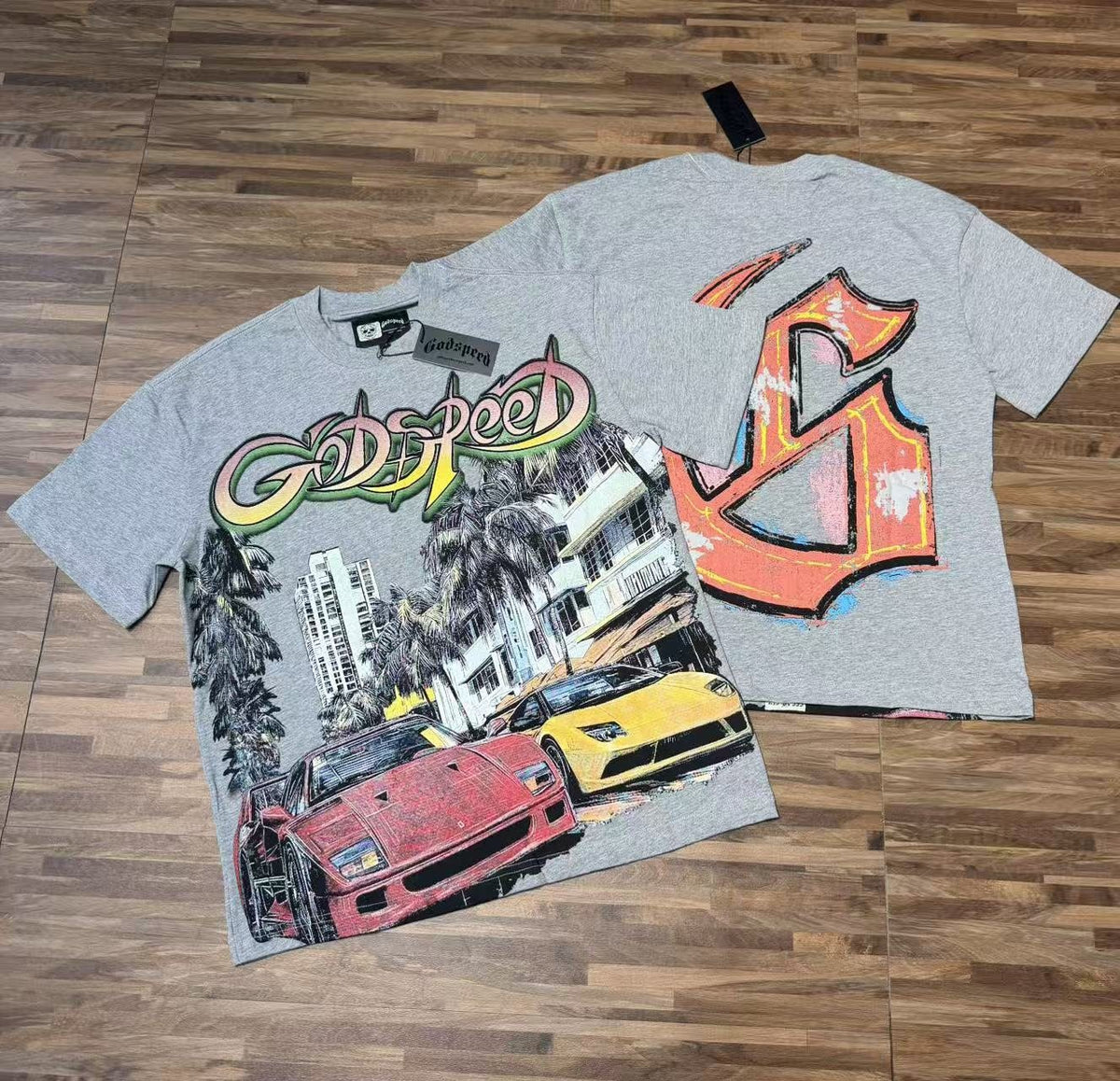Godspeed Car City G-Back Graphic T-Shirt