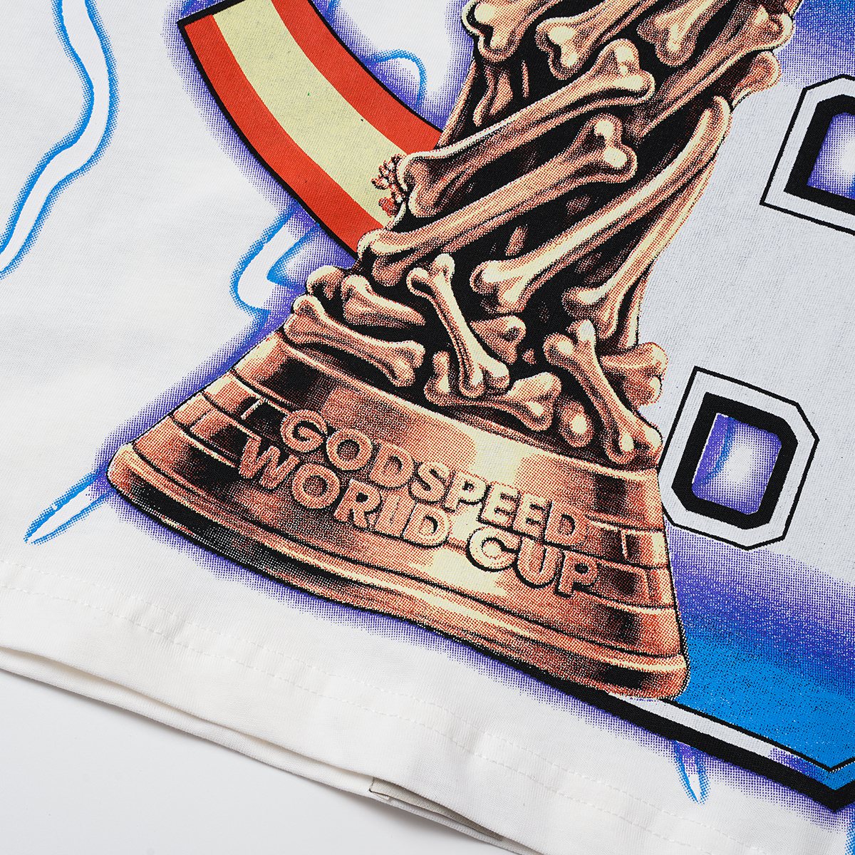 Godspeed World Cup 2026 Skull Soccer Graphic T-Shirt