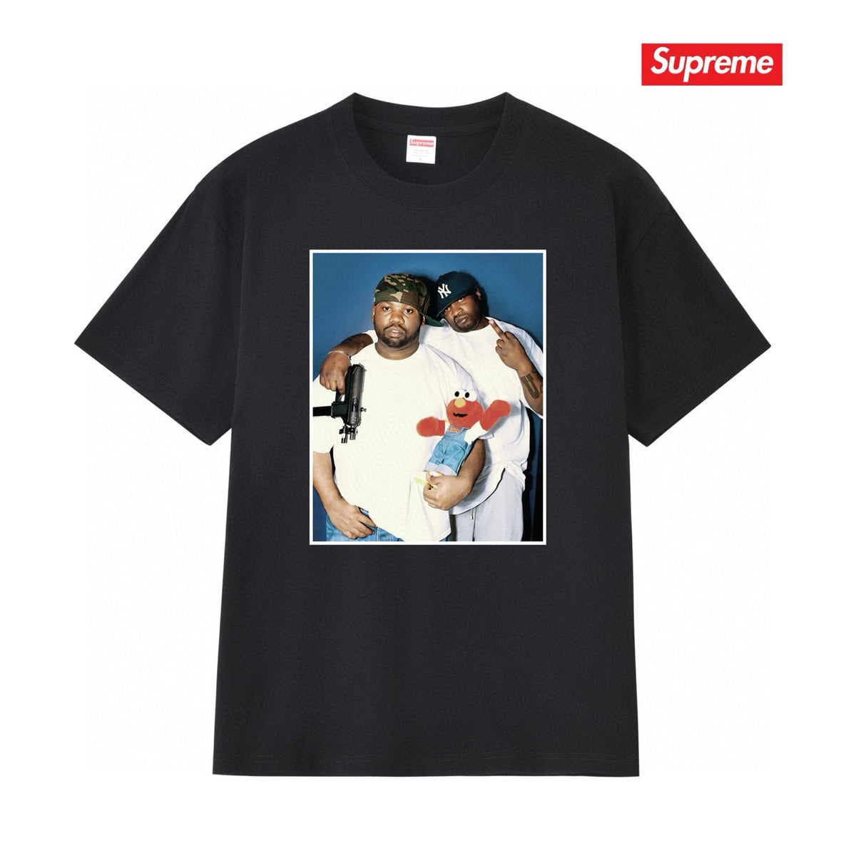 Supreme Two-Person Photo Graphic T-Shirt