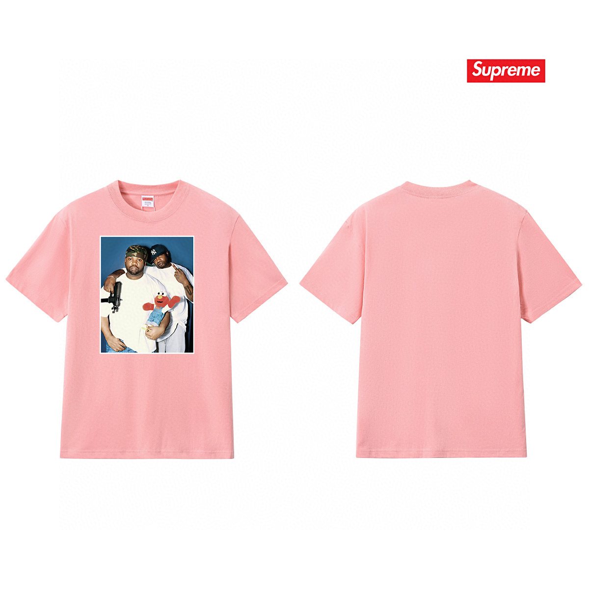 Supreme Two-Person Photo Graphic T-Shirt