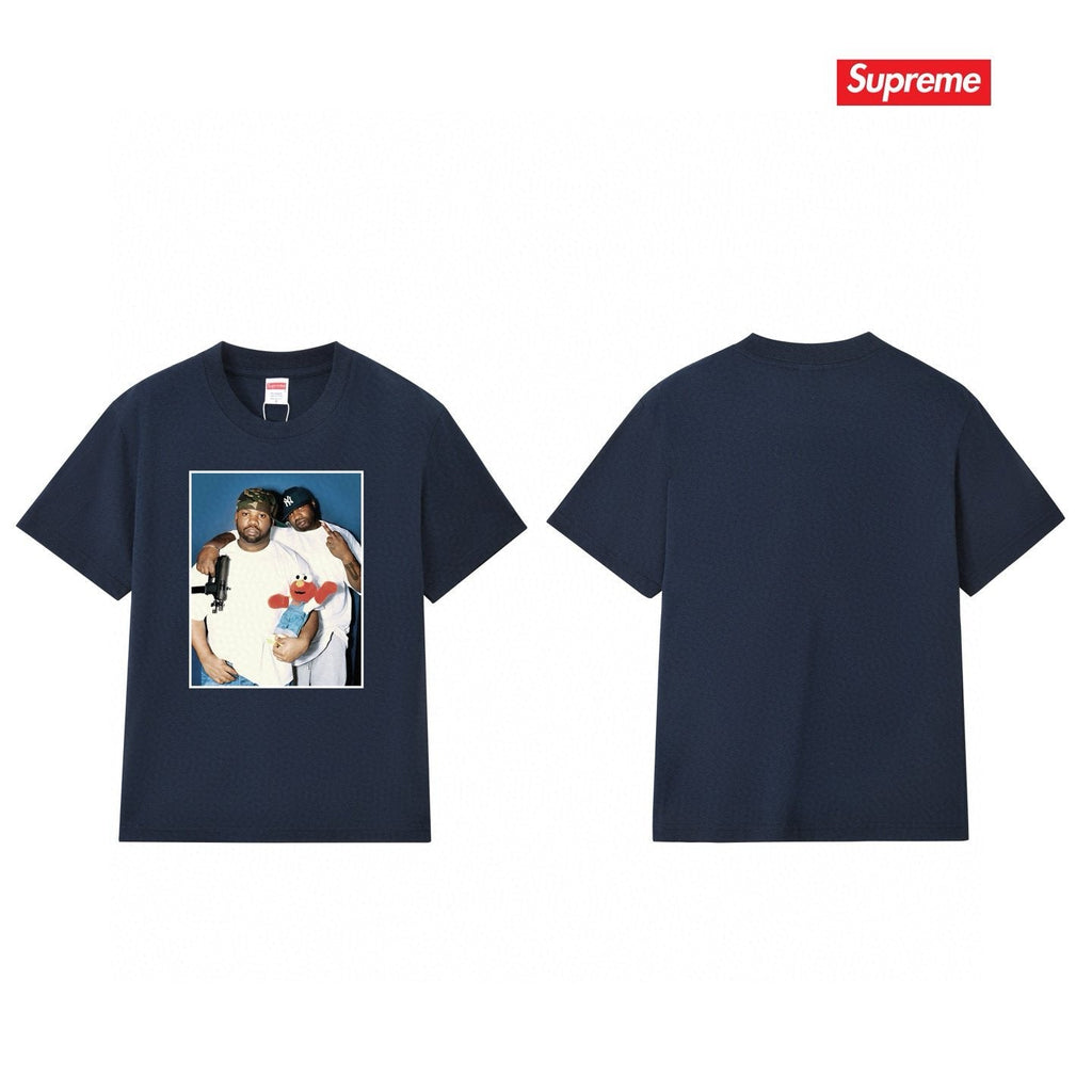 Supreme Two-Person Photo Graphic T-Shirt