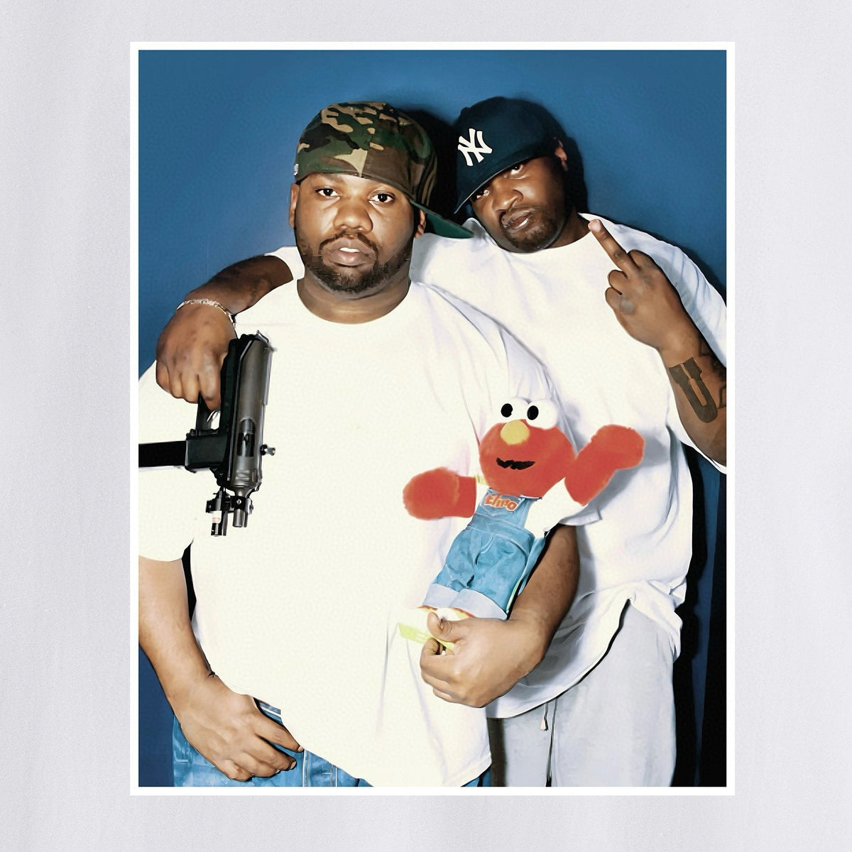 Supreme Two-Person Photo Graphic T-Shirt